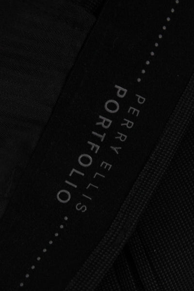 Perry Ellis Mens Dress Pants Black Big Tall Size 50