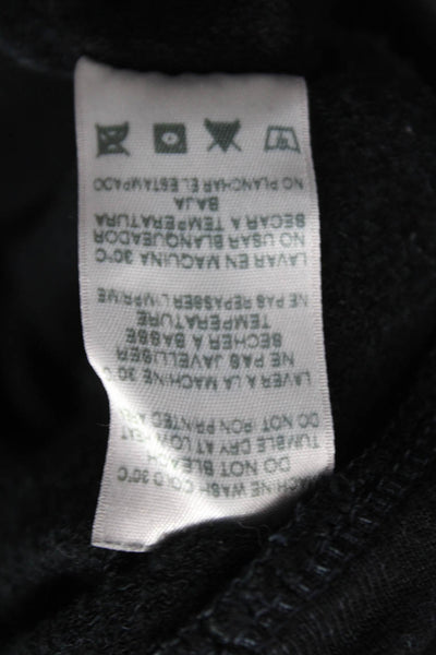 Sundry Women Pullover Sweatshirts Dark Gray Graphic Quote Crew Neck Size 2