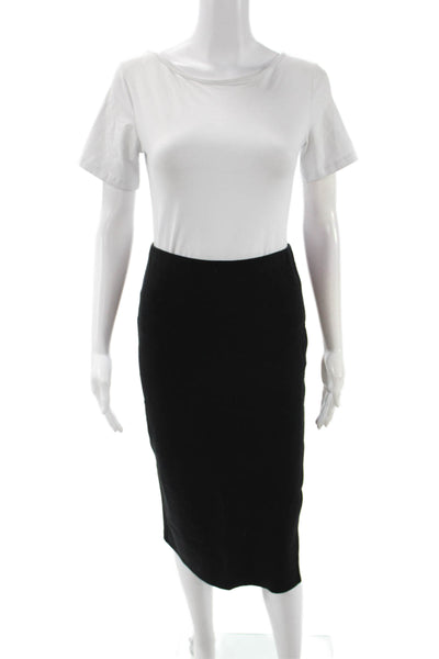 Lovers + Friends Women Straight Pencil Skirt Black Knee Length Size S