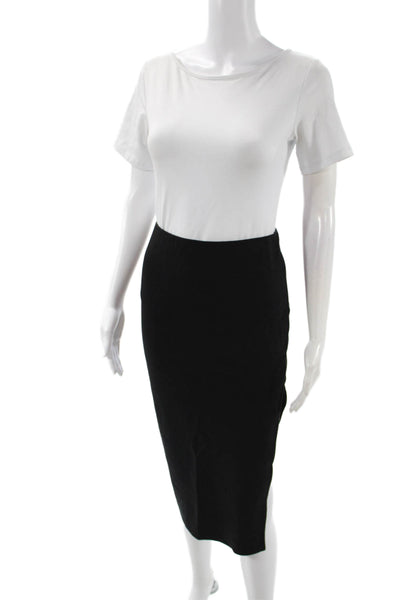 Lovers + Friends Women Straight Pencil Skirt Black Knee Length Size S