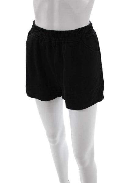 Gabe & Kate Unisex Sweat Shorts Black Size S