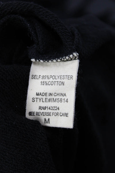 Gabe & Kate Unisex Sweat Shorts Black Size S