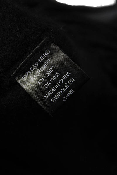The Perfext Unisex Pullover Sweater Black Long Sleeve Round Neck Size S