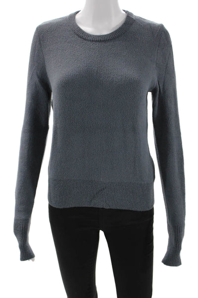 Decker Unisex Pullover Sweater Dark Gray Crew Neck Long Sleeve Size M