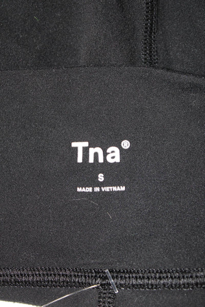 TNA Womens Black Polyester Ankle Jeggings Size S