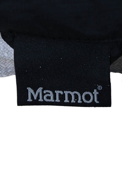 Marmot Mens Windbreaker Black Nylon Hook and Loop Size XL