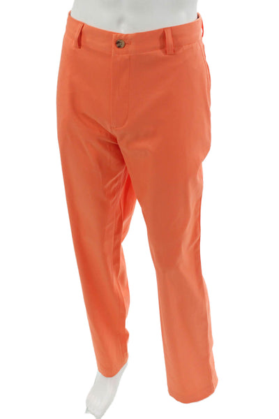 Vineyard Vines Mens Chinos Orange Button Polyester Size 36