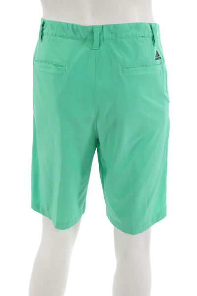 Adidas Mens Green Chino Shorts Size 34