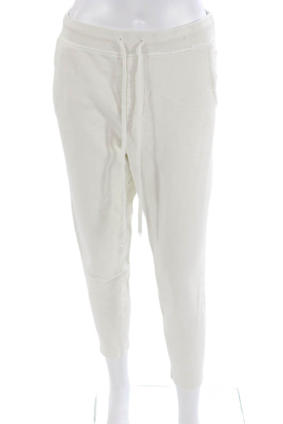 Nili Lotan Womens Long Sleeves Hooded Sweat Suit White Size Extra Small