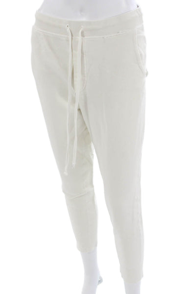 Nili Lotan Womens Long Sleeves Hooded Sweat Suit White Size Extra Small