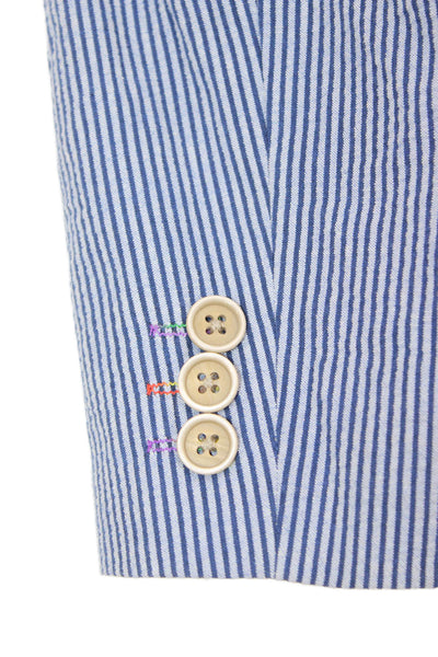 Leo & Zachary Childrens Boys Plaid Button Down Shirt Blue Cotton Size 14