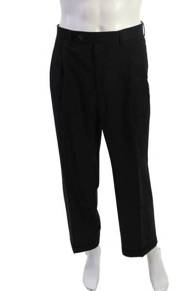 Lauren Ralph Lauren Mens Dress Pants Black Big & Tall Size 38