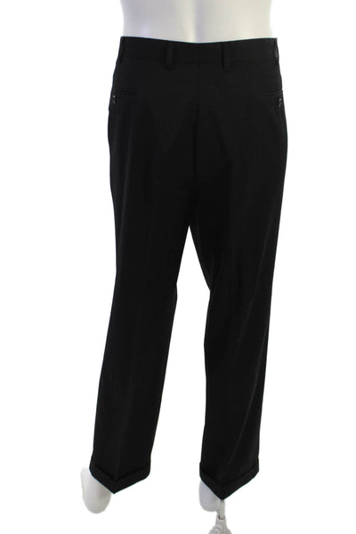 Lauren Ralph Lauren Mens Dress Pants Black Cotton Size 38