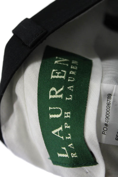 Lauren Ralph Lauren Mens Dress Pants Black Cotton Size 38