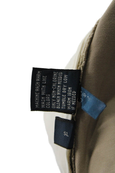 Polo Ralph Lauren Mens Khaki Chinos Beige Button 100% Cotton Size 38