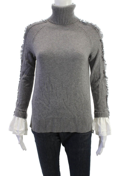 Design History Unisex Gray Turtleneck Pullover Sweater Size XS