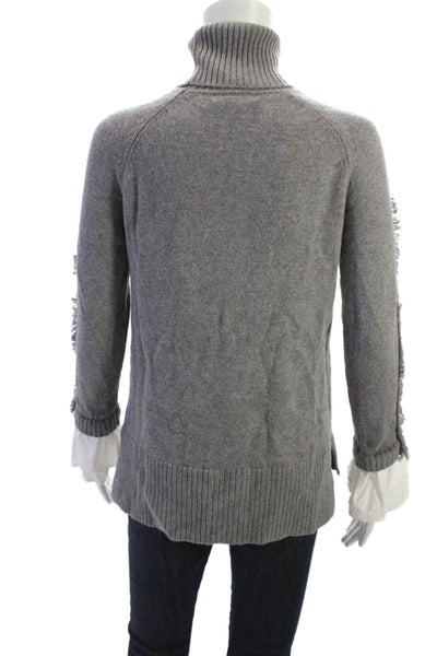 Design History Unisex Gray Turtleneck Pullover Sweater Size XS