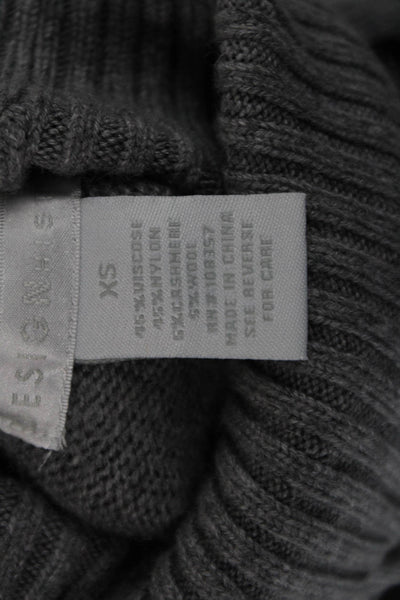 Design History Unisex Gray Turtleneck Pullover Sweater Size XS