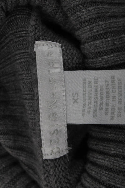 Design History Unisex Gray Turtleneck Pullover Sweater Size XS