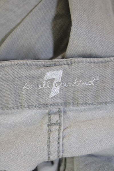 7 For All Mankind Womens Skinny Gray Jeans Size 27