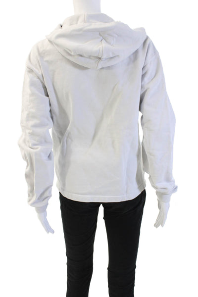 Madhappy Unisex Gray 90s Graphic Pullover Hoodies Long Sleeve Cotton Size XS