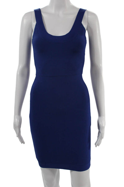 BCBG Max Azria Womens Bodycon Tank Dress Dark Blue Size 2XS