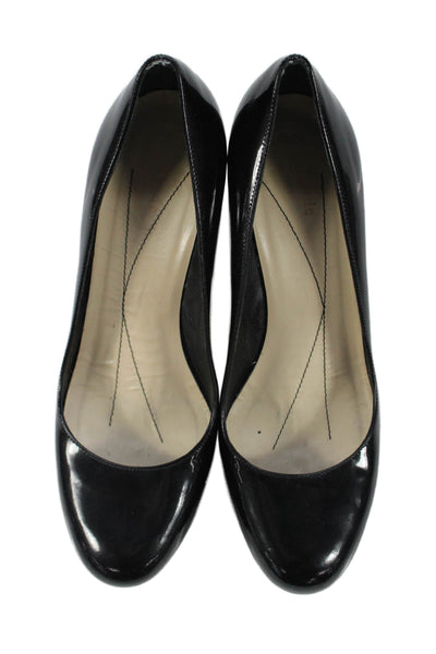 Kate Spade New York Womens Patent Leather Pumps Black Size 7 B