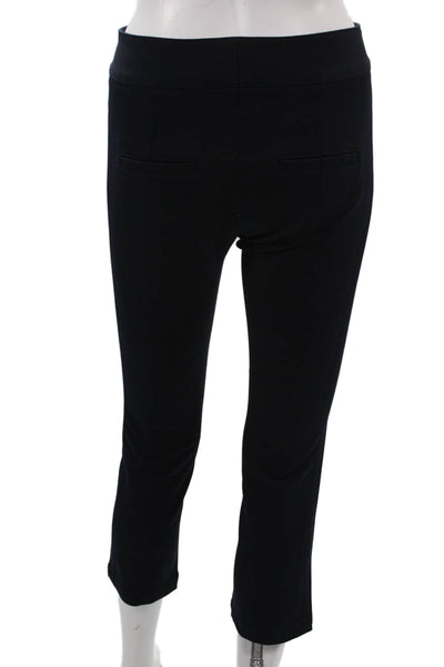 Veronica Beard Women's Cropped Ankle Pants Black Button Size 0