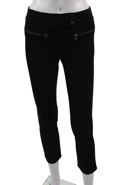 Veronica Beard Women Ankle Cropped Black Pants Size 0