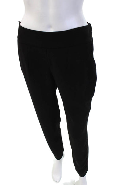 Anne Fontaine Womens Dress Pants Black Polyester Zip Size 38