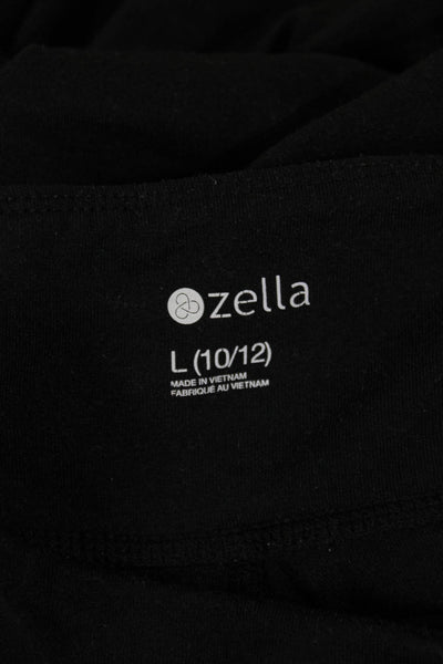 Zella Girls Solid Ankle Leggings Black Size 10/12