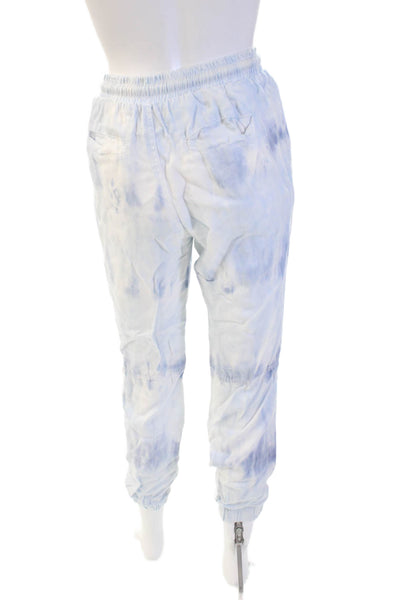 Vintage Havana Unisex Jogger Sweatpants Light Blue 100% Tencel Size S