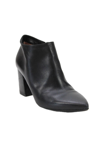 Taryn Rose Womens Pointed Toe Heeled Ankle Boots Black Size 7
