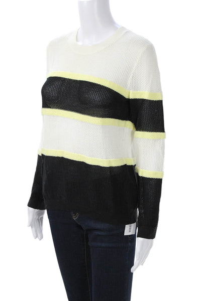 Sport The Kooples Unisex Black Striped Pullover Sweater Size XS