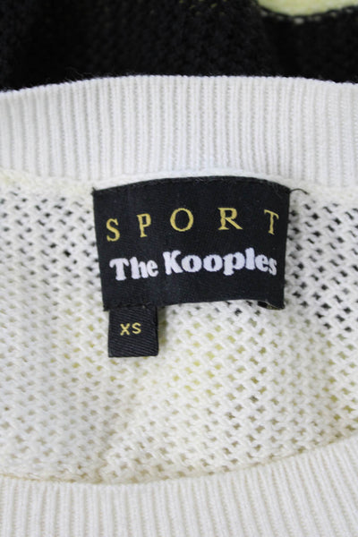 Sport The Kooples Unisex Black Striped Pullover Sweater Size XS