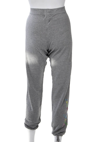 Monrow X Soul Cycle Womens Gray Sweatpants Drawstring Size S