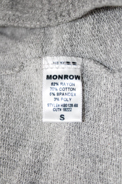 Monrow X Soul Cycle Womens Gray Sweatpants Drawstring Size S