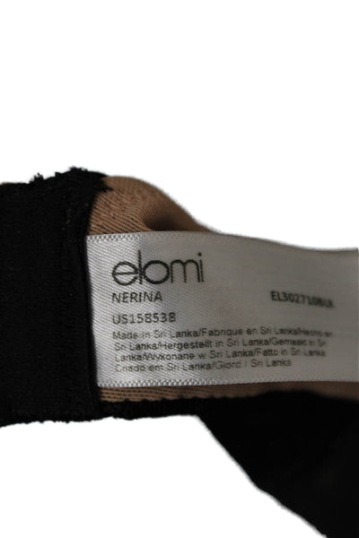 Elomi Womens Under Wire Bra Black Size 36 DDD