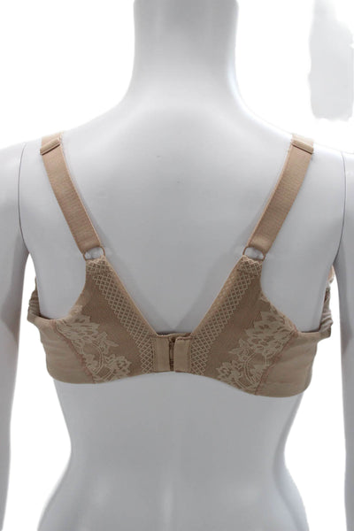 Elomi Womens Under Wire Bra Beige Size 36 DDD