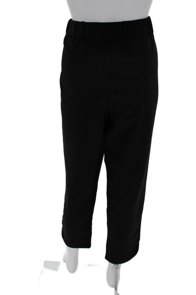 Marc New York Women Cropped Ankle Black Buckle Pants Size M