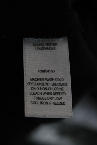 Marc New York Women Cropped Ankle Black Buckle Pants Size M