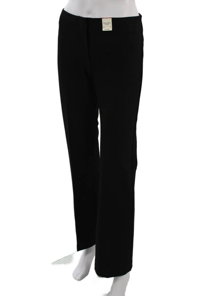 Abercrombie & Fitch Women Dress Pants Black Hook & Eye 30 Inseam Size 24