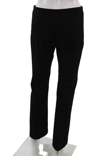 Abercrombie & Fitch Women Dress Pants Black Hook & Eye 30 Inseam Size 24
