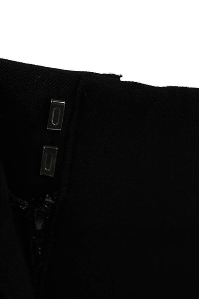 Abercrombie & Fitch Women Dress Pants Black Hook & Eye 30 Inseam Size 24