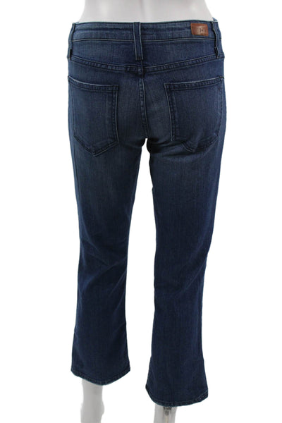 Joie Womens Cropped Dark Blue Mid Rise Jeans Juniors Size 24