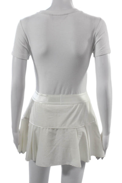 Nike Womens Pleated Skort White Size S