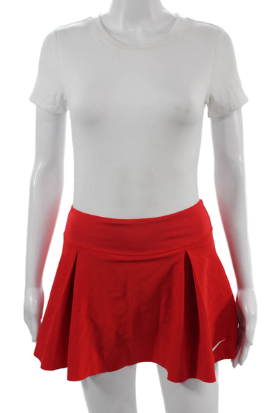 Nike Women Red Skater Skort Short Size S