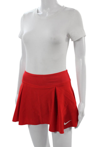 Nike Women Red Skater Skort Short Size S