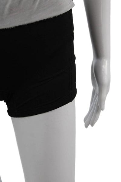Lululemon Womens Skort Black Striped Nylon Blend Short Size 4