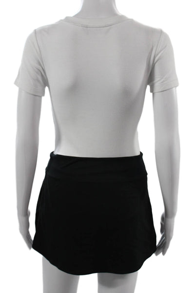 Nike Women Black Skort Short 88% Polyester 12% Spandex Size S